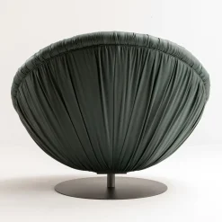 Poltrona Drap� Soleil in Pelle Verde