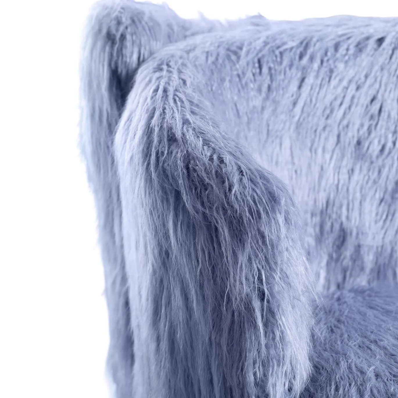 Poltrona Duetto Curva Azzurro di Lucia Ippolito