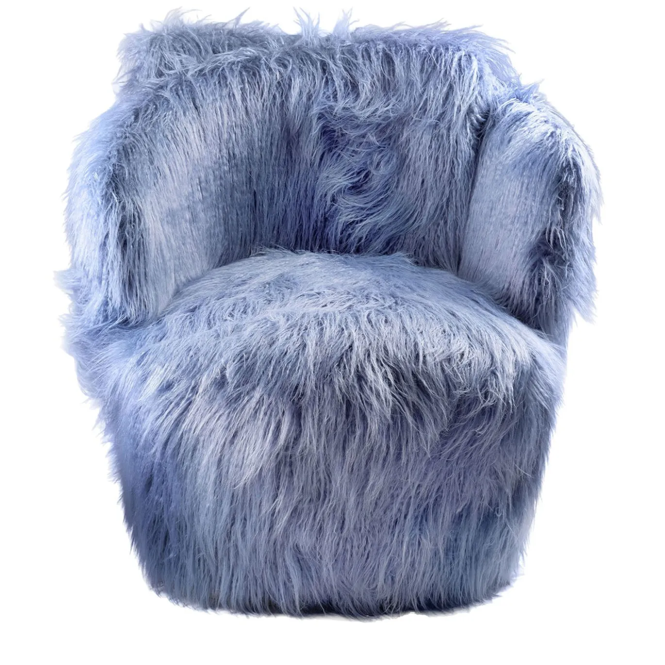 Poltrona Duetto Curva Azzurro di Lucia Ippolito