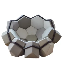 Poltrona ecologica Quartz di CRTL ZAK e Davide Barzaghi