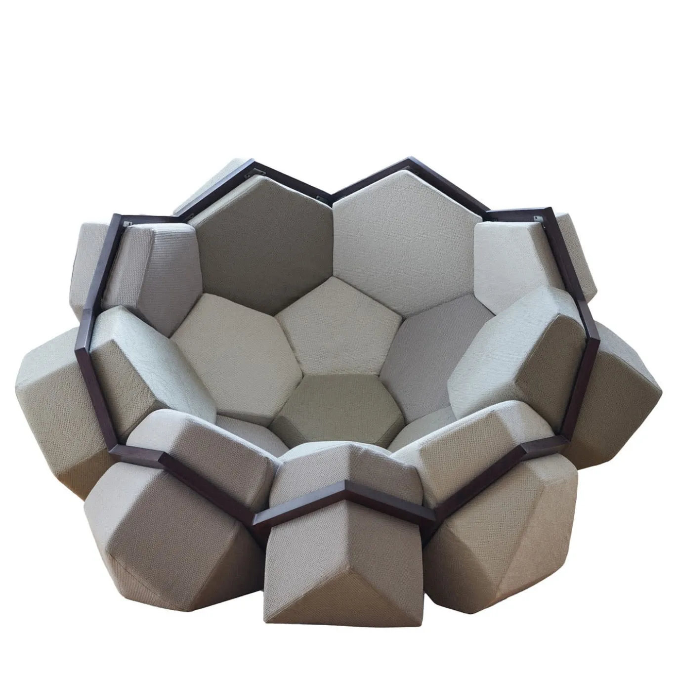 Poltrona ecologica Quartz di CRTL ZAK e Davide Barzaghi