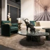 Poltrona Falso Verde Teal
