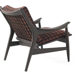 Poltrona Franklin in Pied de Poule Bronzo