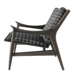 Poltrona Franklin in Pied de Poule Grigio