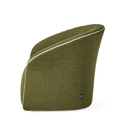 Poltrona Fulham in Bouclé Verde