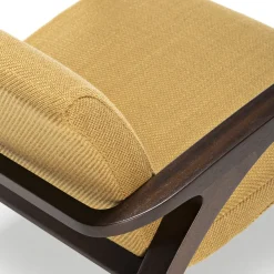 1983 Poltrona Gialla e Marrone di Franco Albini