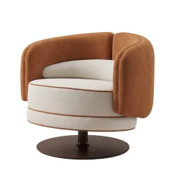 Poltrona girevole Bon Ton