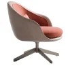 Poltrona girevole crema