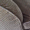 Poltrona girevole Giulia blu polvere
