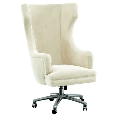 Poltrona girevole Oscar White