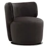 Poltrona girevole Sierra nera
