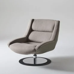 Poltrona girevole Skipper grigio