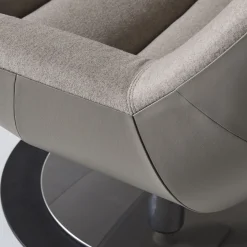 Poltrona girevole Skipper grigio