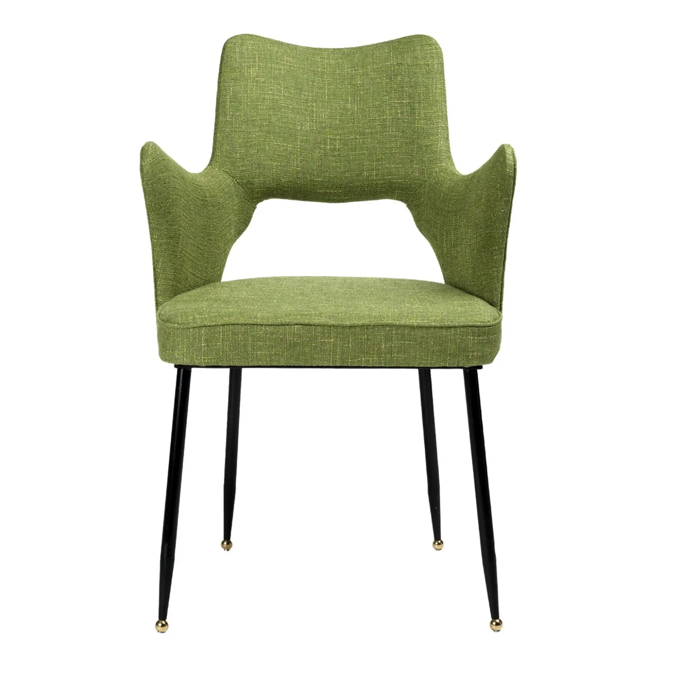Poltrona Glamour Italiana Verde Foxy Roxy