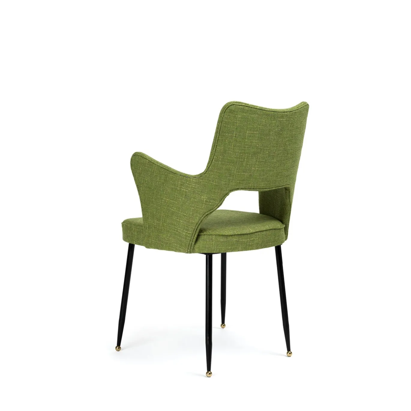 Poltrona Glamour Italiana Verde Foxy Roxy
