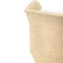 Poltrona in Lino Color Crema Alberto