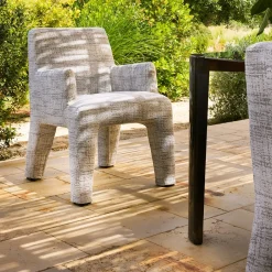Poltrona in tessuto Moonlight Soft di Paola Navone Otto Studio