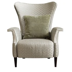Poltrona in velluto jacquard