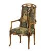 Poltrona Liberty francese verde pavone