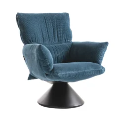 Poltrona Lounge Lud'o Blu di Patricia Urquiola