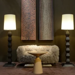 Poltrona Lounge Pemba Beige di Lorenza Bozzoli