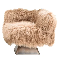Poltrona Lounge Pemba Beige di Lorenza Bozzoli