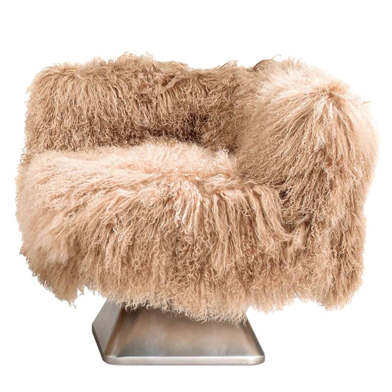 Poltrona Lounge Pemba Beige di Lorenza Bozzoli