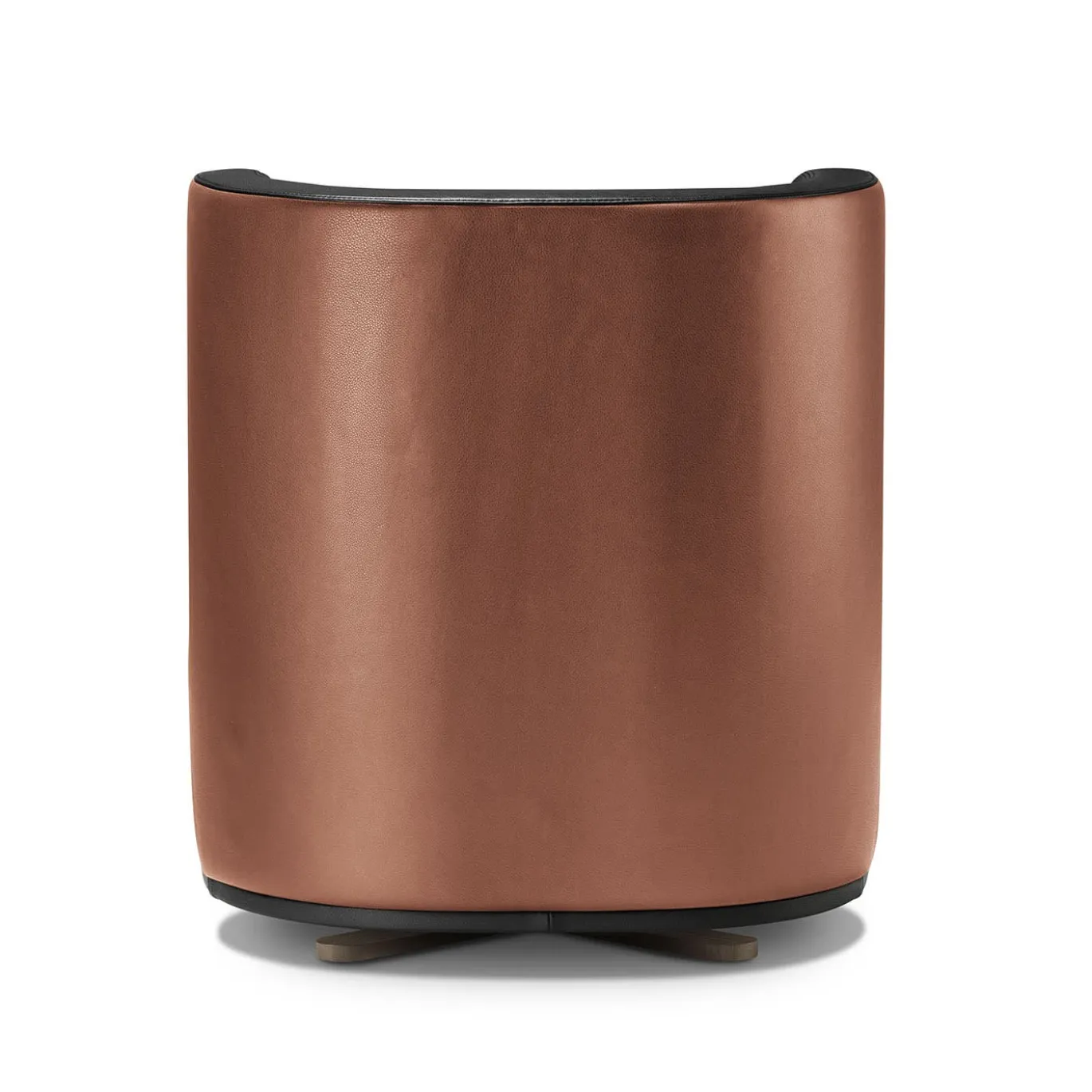 Poltrona Lounge Spritz In Pelle Nera Di Lorenza Bozzoli