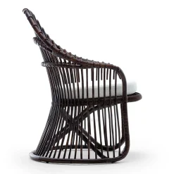 Poltrona Martingala Barrique in rattan di Marco Zanuso