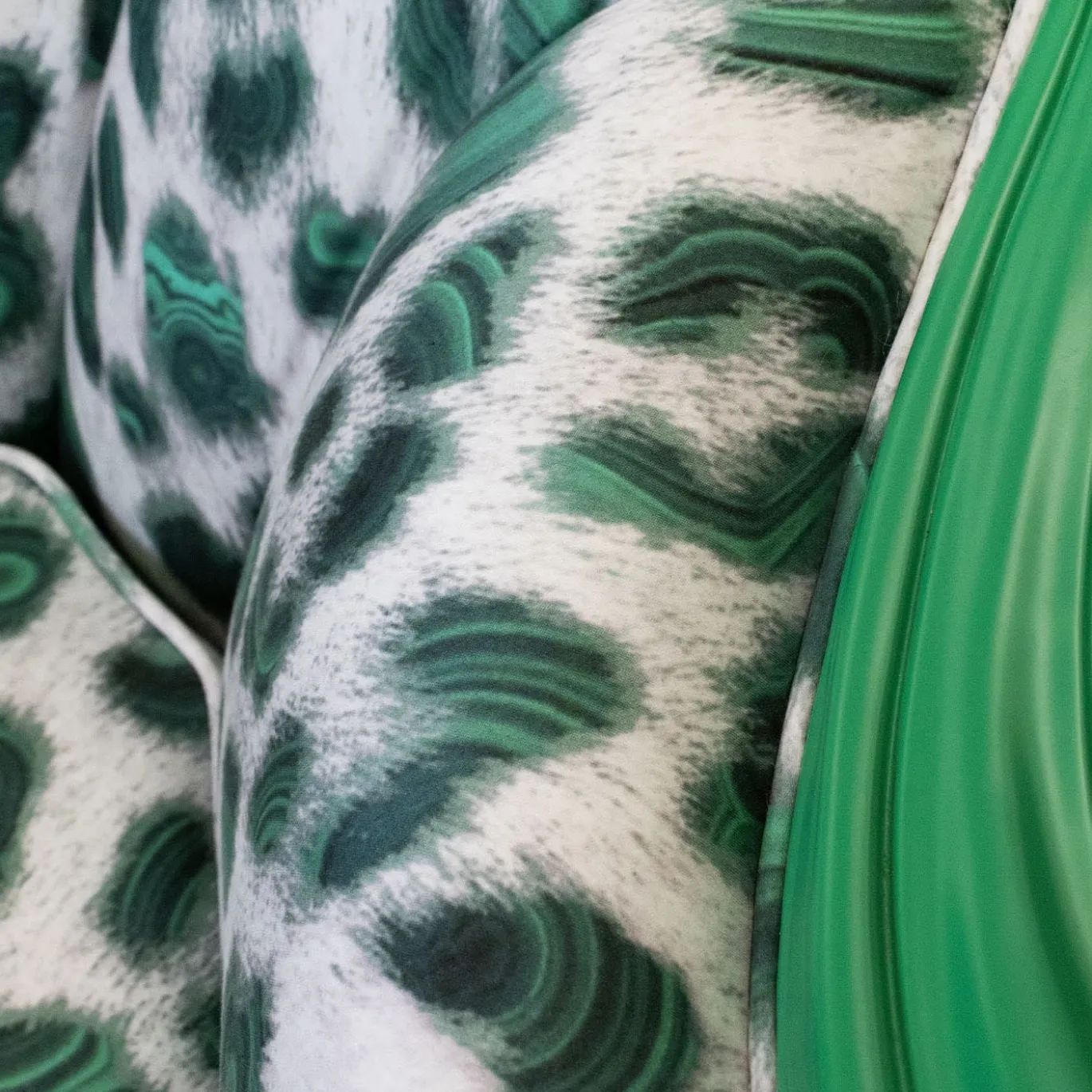 Poltrona Opus Animalier Verde Di Carlo Rampazzi