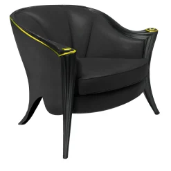 Poltrona Opus Black di Carlo Rampazzi