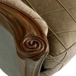 Poltrona Opus Jeans e Corten di Carlo Rampazzi