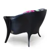 Poltrona Opus laccata e Black Flower Di Carlo Rampazzi