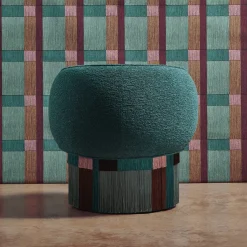 Poltrona Pirouette Clu Swivel Geo Wien di Lorenza Bozzoli