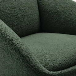 Poltrona Rio Naan Verde con Base Fissa