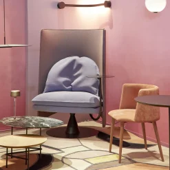 Poltrona Roma284 multicolore con tavolino da caffè