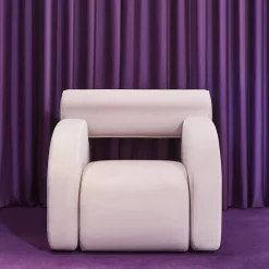 Poltrona Rosa Chiaro Demonte Moi
