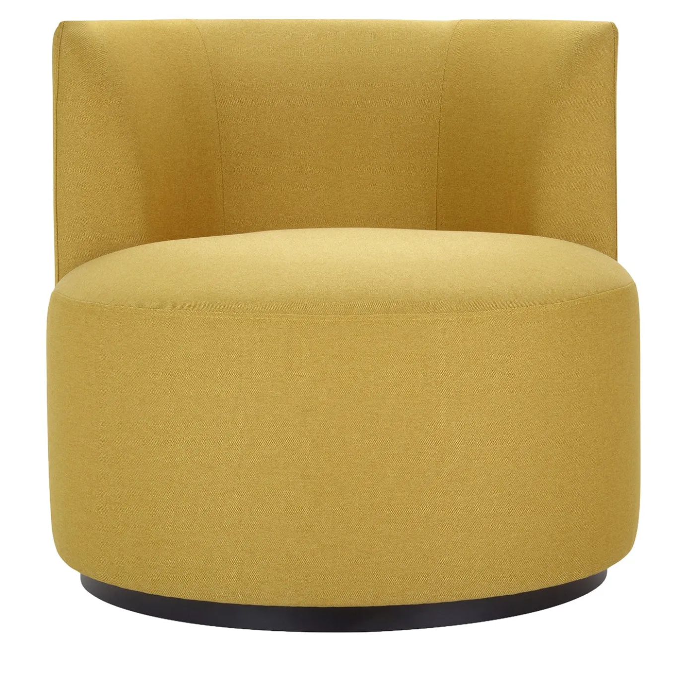 Poltrona rotonda Duke gialla