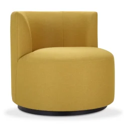 Poltrona rotonda Duke gialla