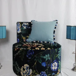 Poltrona rotonda Flowers Floral Polychrome