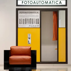 Poltrona Saratoga Orange di Lella e Massimo Vignelli