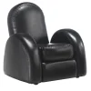 Poltrona Savoy in pelle nera