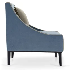 Poltrona Sikka B61 Curva Blu