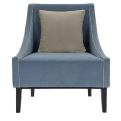 Poltrona Sikka B61 Curva Blu