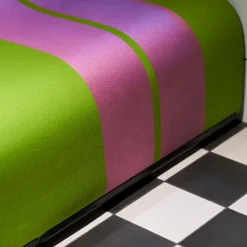 Poltrona Sofo verde e rosa