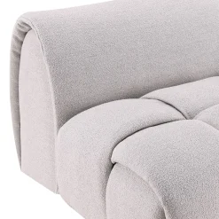 Poltrona Soft Sherpa Grigia Perla Glam