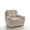 Poltrona Sornione in tessuto beige