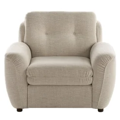 Poltrona Sornione in tessuto beige