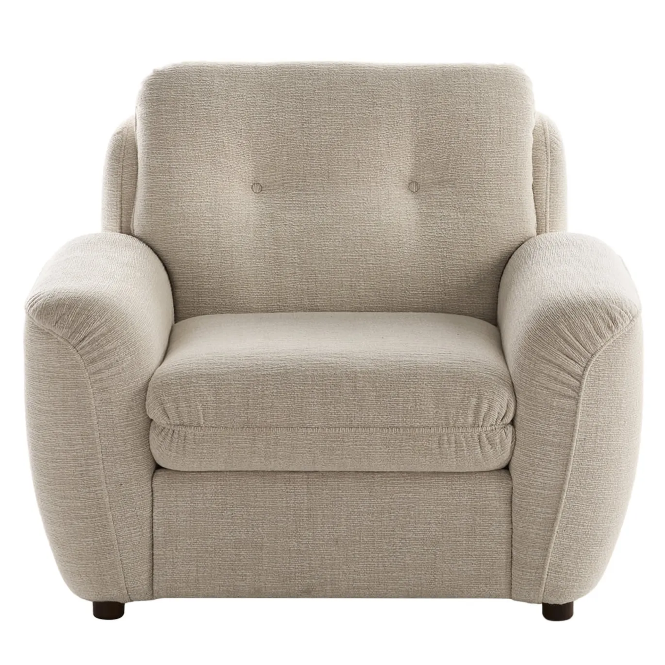 Poltrona Sornione in tessuto beige