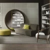 Poltrona Sydney in pelle